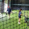 One cage, 1 Pitching lane and open turfed space